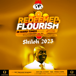 (Download MP3) ALL SHILOH 2023 MESSAGES – REDEEMED TO FLOURISH IN HARD TIMES – BISHOP DAVID OYEDEPO